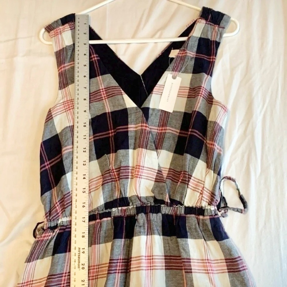 Anthropologie Plaid Isabella Sinclair Midi Dress Small Preppy Rodeo Festival - Picture 6 of 12